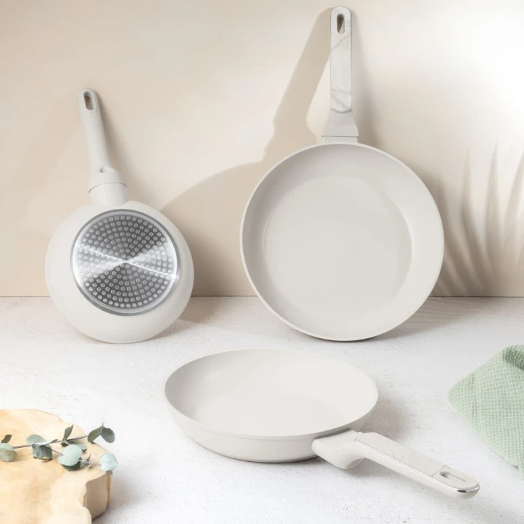 Zestaw 3 Patelni BerlingerHaus BH-8398 Sahara Marble Collection