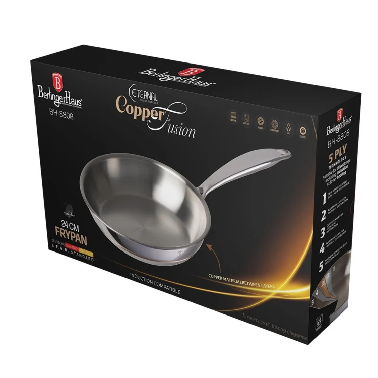 Patelnia 24 cm Copper Touch BerlingerHaus BH-8808