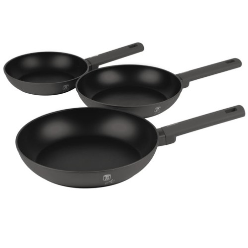 Zestaw 3 patelni BerlingerHaus Antracit BH-8138