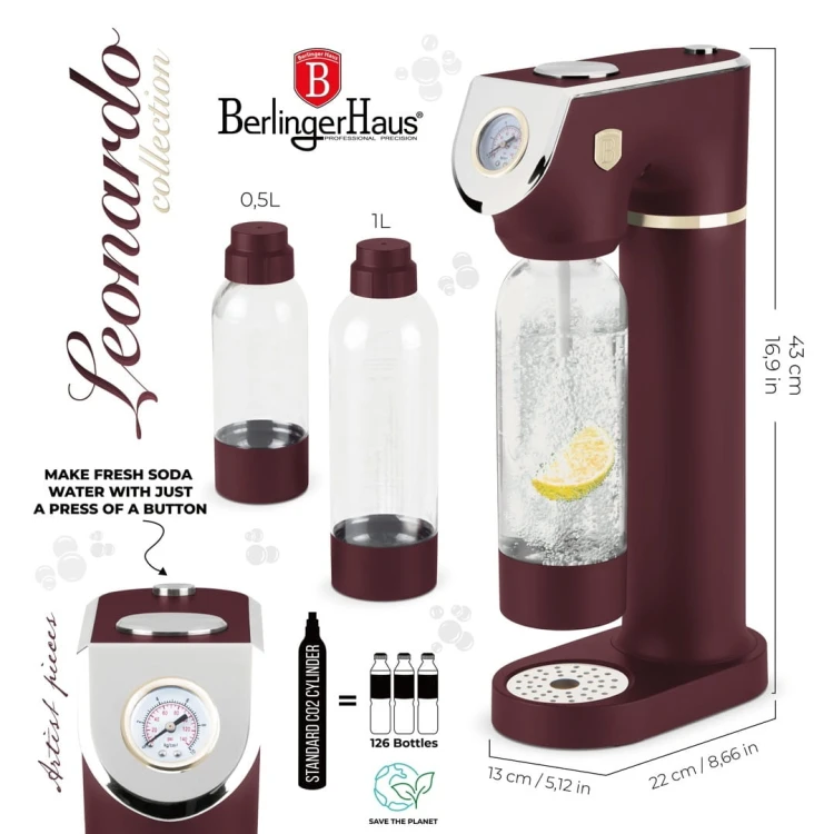 Saturator do wody BerlingerHaus Leonardo Collection BH-8555
