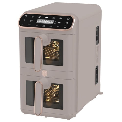Air fryer Frytkownica beztłuszczowa podwójna 11L BerlingerHaus Taupe BH-9804