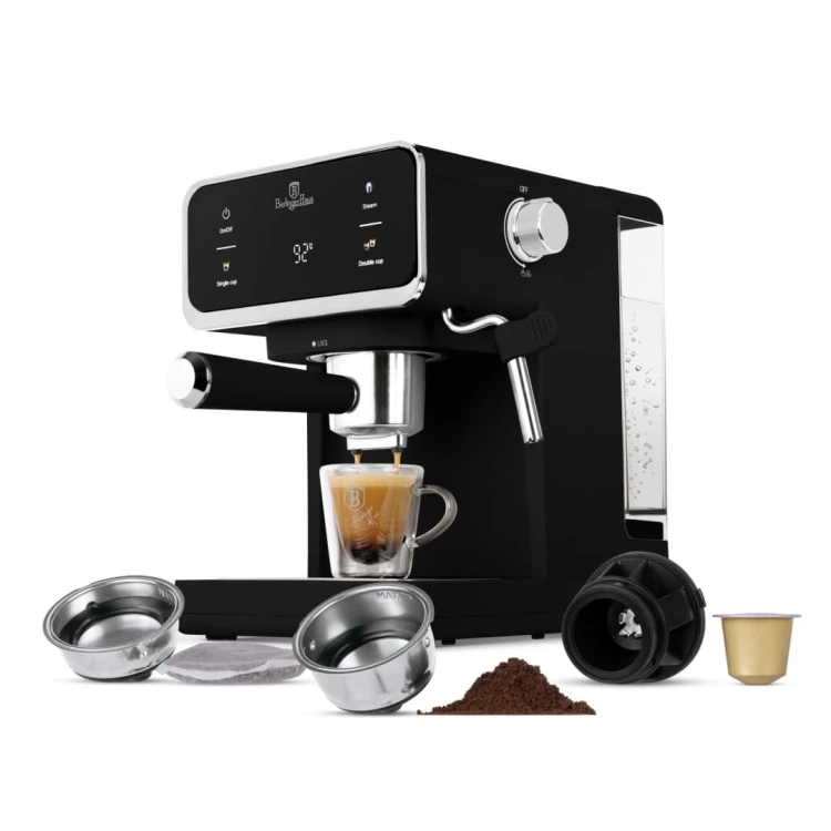 Cyfrowy ekspres do kawy 3 w 1 BerlingerHaus BH-9851 Black silver Collection