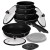 Zestaw garnków 13 el. z odpinaną rączką BerlingerHaus BH-8419 Black Rose Collection