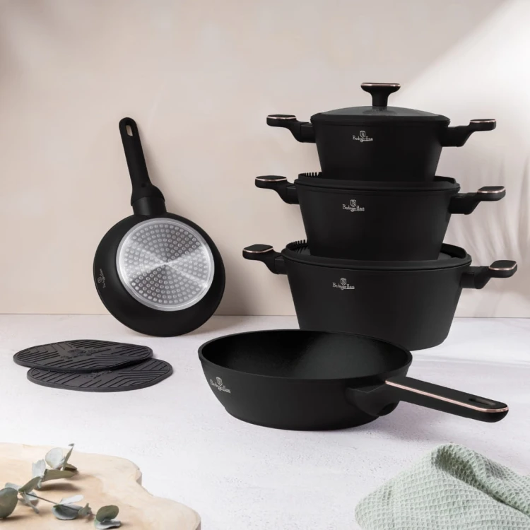 Zestaw garnków 10 el. BerlingerHaus BH-8362 Black Rose