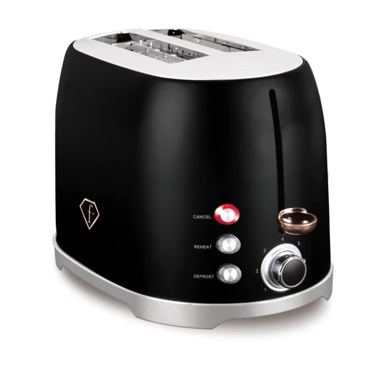 Toster Matte Black Fashion TV by BerlingerHaus FTV-0111