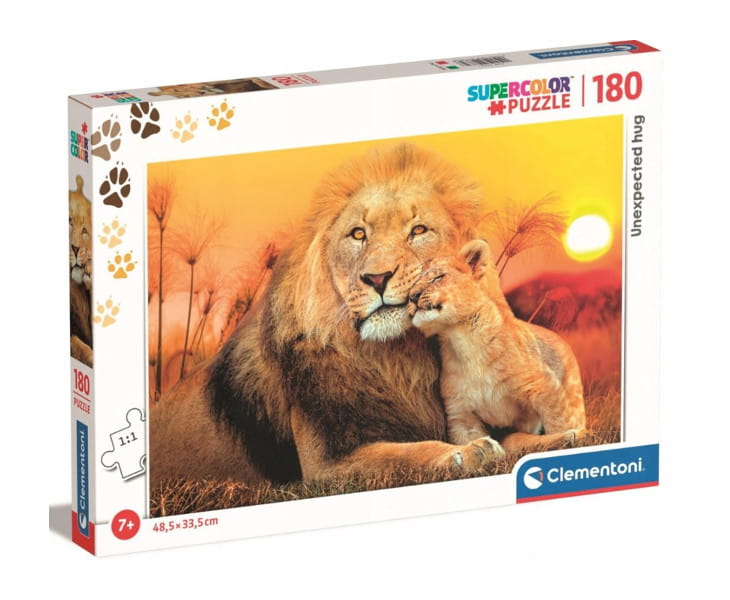 Puzzle 180 Unexpected hug - CLEMENTONI