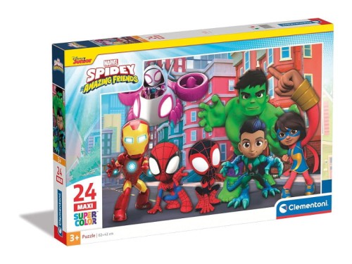 Puzzle 24 maxi Spidey - CLEMENTONI