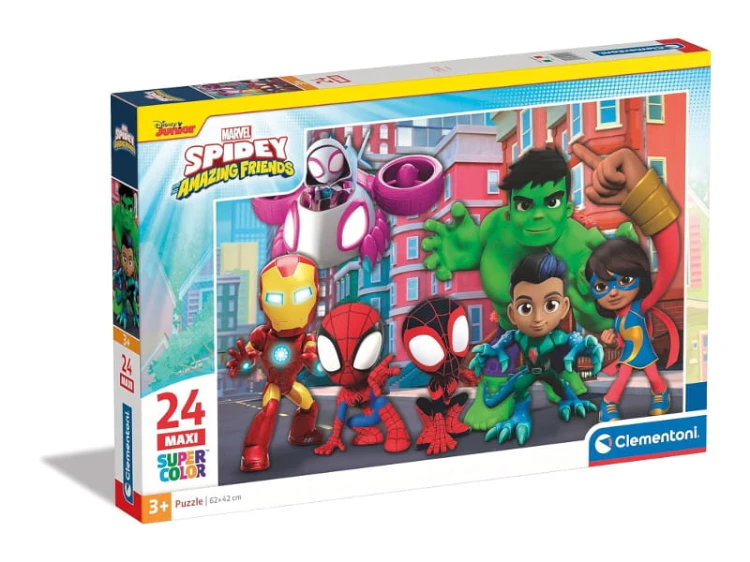 Puzzle 24 maxi Spidey - CLEMENTONI