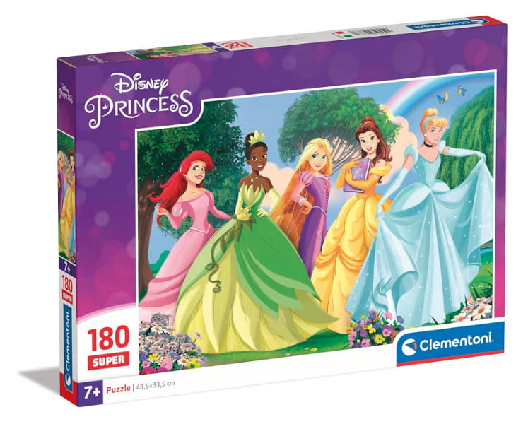 Puzzle 180 Super Princess - CLEMENTONI