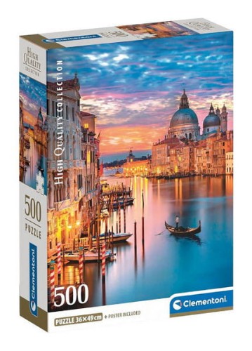 Puzzle 500 Lighting Venice - CLEMENTONI
