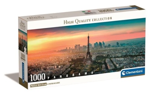 Puzzle 1000 Panorama Paryż - CLEMENTONI