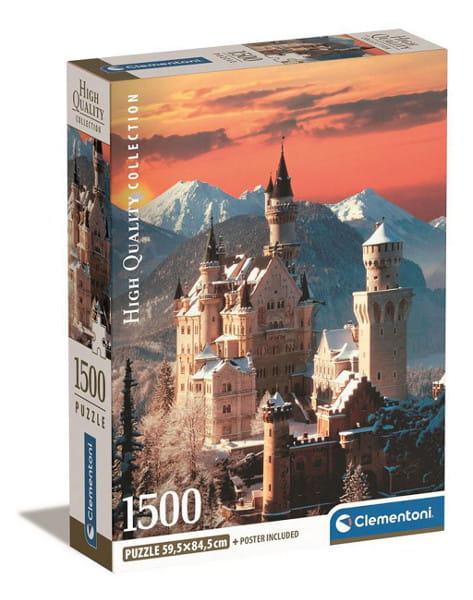 Puzzle 1500 Neuschwanstein - CLEMENTONI