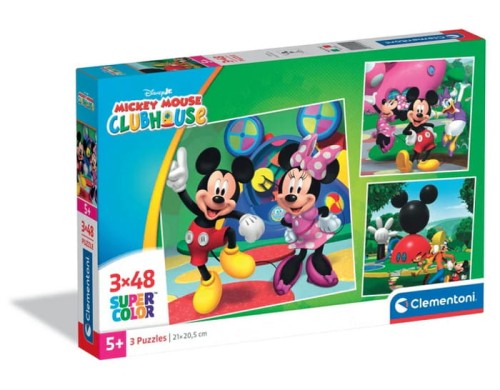 Puzzle 3x48 Mickey Mouse Club