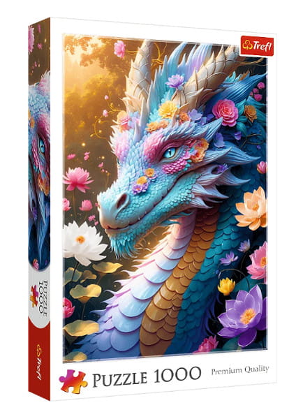 Puzzle 1000 Kolorowy Smok