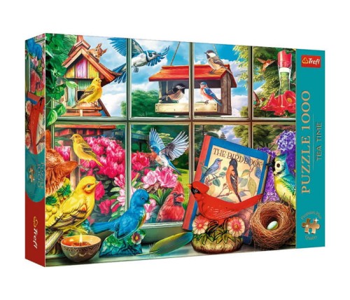 Puzzle 1000 Premium Plus Świat ptaków - Trefl