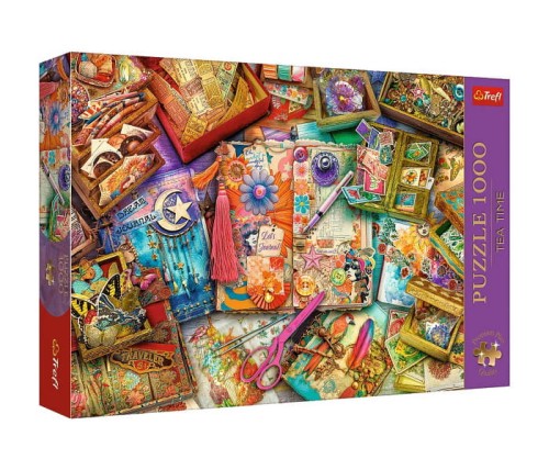 Puzzle 1000 Premium Plus Biurko dziennikarza - Trefl
