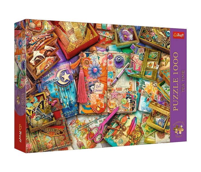 Puzzle 1000 Premium Plus Biurko dziennikarza - Trefl