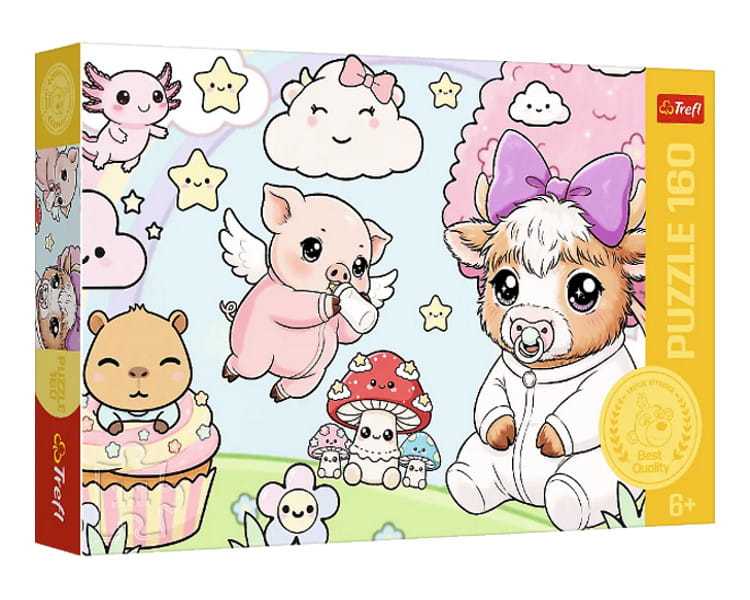 Puzzle 160 Zwierzaki maluchy