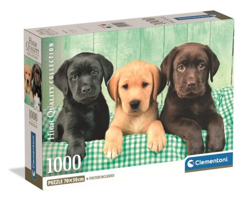 Puzzle 1000 Trzy Labradory