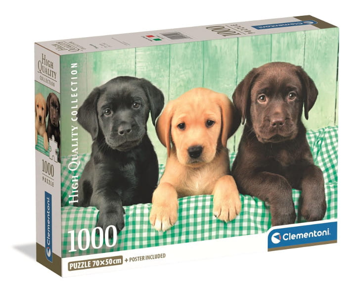 Puzzle 1000 Trzy Labradory