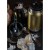 Termos obiadowy ze składaną łyżką Mark, stal nierdzewna/miedź, 0,6 l, śred. 9 x 20 cm, czarny