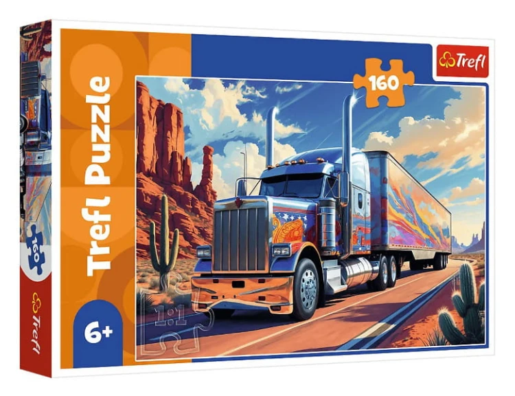 Puzzle 160 Ciężarówka w trasie