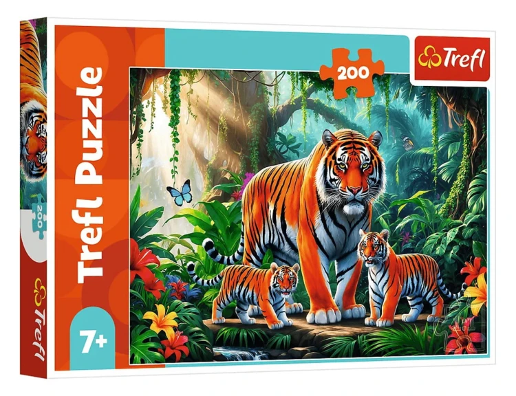 Puzzle 200 Tygrysie zwyczaje