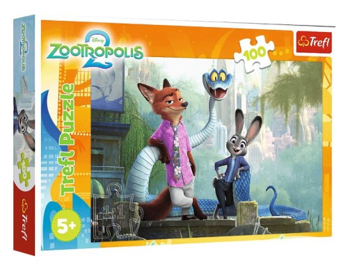 Puzzle 100 Tajemnice Zootopii