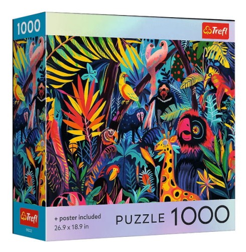 Puzzle 1000 Square Box In the Jungle