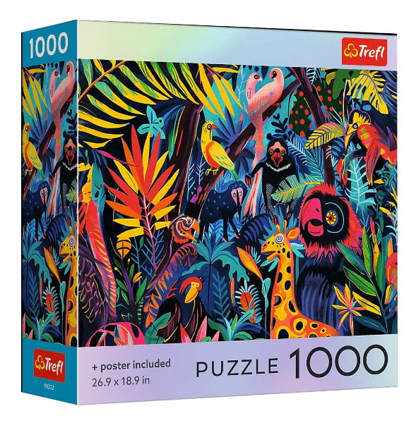 Puzzle 1000 Square Box In the Jungle