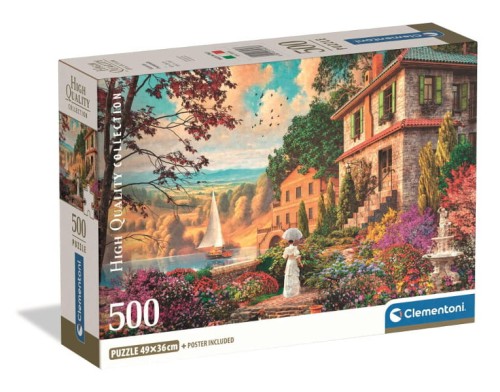 Puzzle 500 Wiktoriański Bulwar