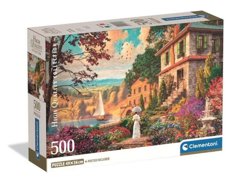 Puzzle 500 Wiktoriański Bulwar