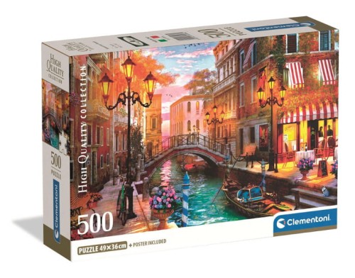 Puzzle 500 Zachód słońca nad Wenecją