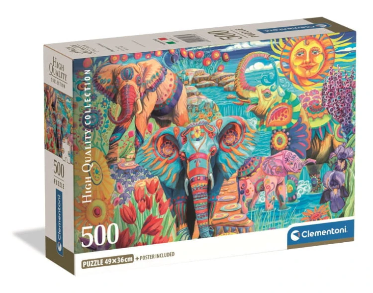 Puzzle 500 Słoni