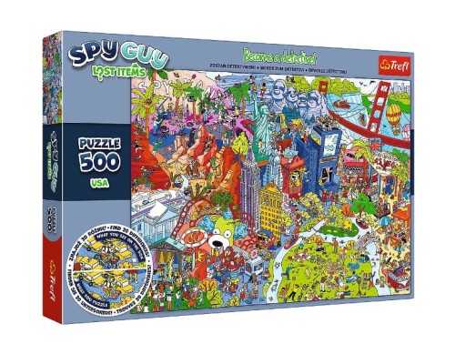 Puzzle 500 Spy Guy Lost USA