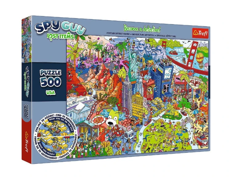 Puzzle 500 Spy Guy Lost USA