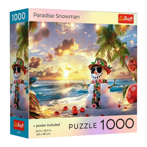 Puzzle 1000 USA Paradise Snowman