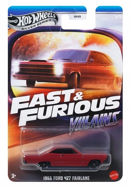 Odkryj świat Przygód z Hot Weels Fast and Furious model JBY36