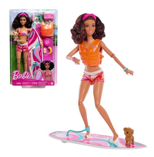 Lalka Barbie Surferka z akcesoriami - Mattel