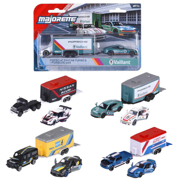 Majorette Racing deluxe przyczepy