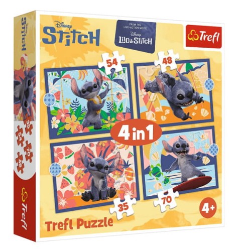 Puzzle 4w1 Wakacje na Hawajach
