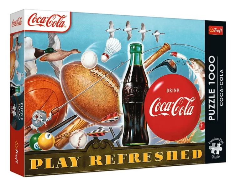 Puzzle 1000 Premium Plus Coca-Cola Chwila orzeźwienia