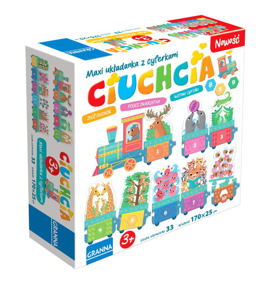 Gra Układanka maxi Ciuchcia - Granna