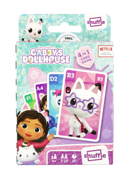 Gra karciana 4w1 Gabbys Dollhouse - Cartamundi