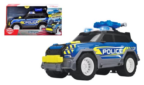 Policja SUV niebieski 30 cm