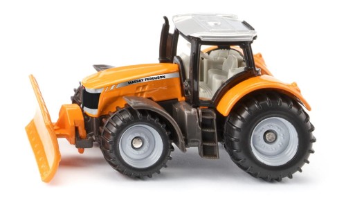 Siku Magenta Massey Ferguson z pługiem śnieżnym