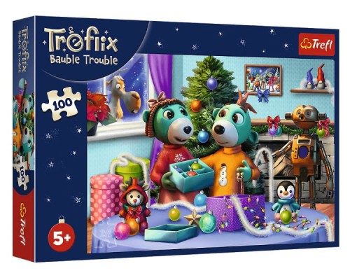 Puzzle 100 XMAS Święta Rodziny Treflików