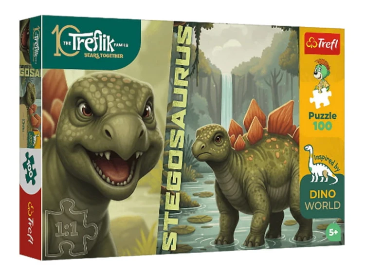 Puzzle 100 Inspired By Dino World Stegosaurus