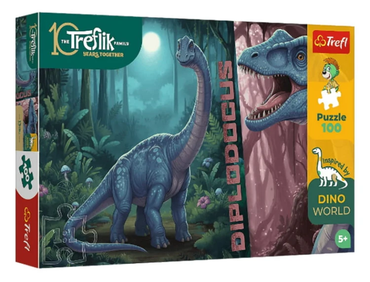 Puzzle 100 Inspired By Dino World Diplodocus