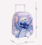 Plecak szkolny 3D walizka z kółkami STITCH - do szkoły / na wakacje fiolet